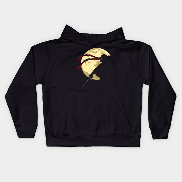 Moonlit Wrath Kids Hoodie by TwistMedia